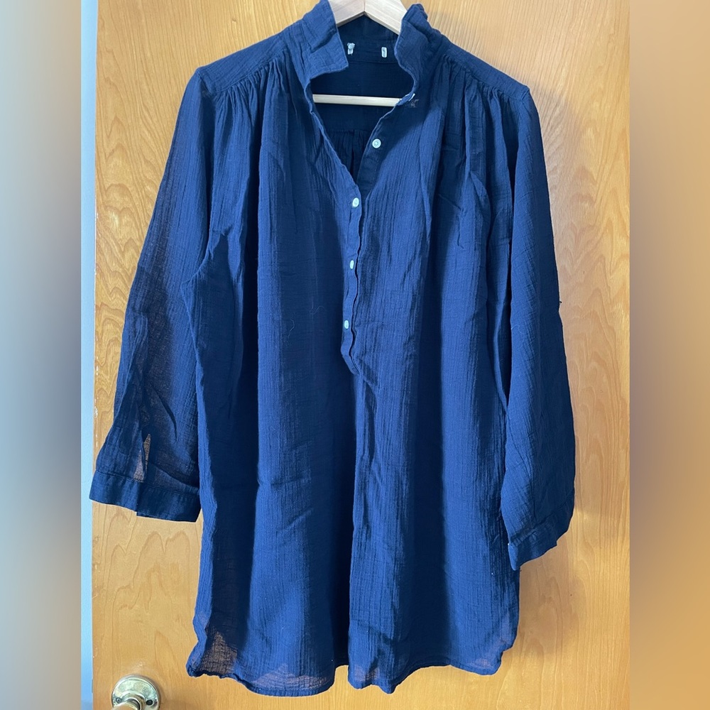 Gauzy cotton tunic